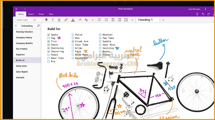 تحميل برنامج ون نوت
