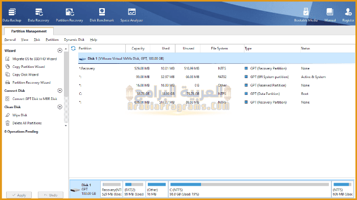 تحميل برنامج Minitool Partition Wizard 