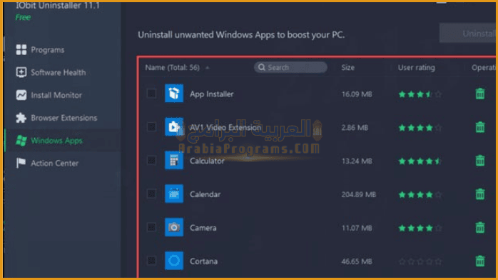 تحميل برنامج Iobit Uninstaller Pro