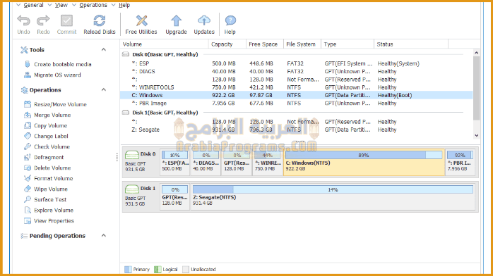 تحميل برامج تقسيم الهارد​ ديسك