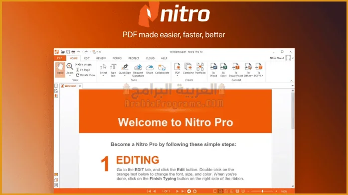 تحميل برنامج Nitro PDF Professional