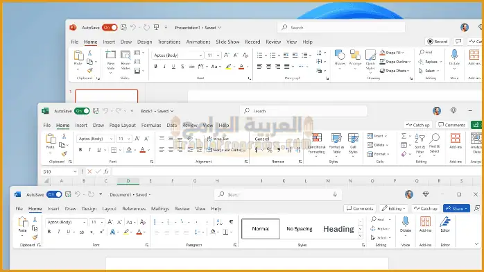 تحميل اوفيس 2010 عربي مفعل مدى الحياة الكمبيوتر من موقع ميديافاير